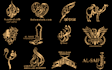 design professional attractive arabic calligraphy logo
