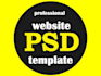 design professional website PSD template