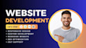 build or rebuild website, custom website development as full stack web developer