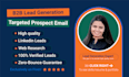 do highly targeted b2b linkedin lead generation and email list building