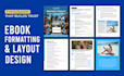 do professional ebook formatting and layout in canva or indesign