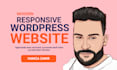 design and develop a modern responsive wordpress website