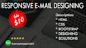 create responsive email design in html, css and bootstrap
