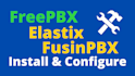 do configure freepbx, elastix, fusionpbx voip system