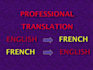 professionally translate english to french and vice versa