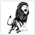 create black and white line art illustration