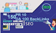 do 150 unique pr10 backlinks on da100 sites