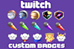 create custom twitch badges