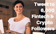 share your message to 6,000 fintech followers