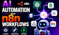 create n8n workflows, ai automation, ai agents and business automations