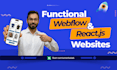 design, develop webflow website, figma to webflow, figma to react
