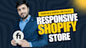 do responsive shopify store design or shopify website design