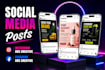 design custom social media posts, instagram and facebook ad creative