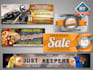 design static, animated HTML5 or GIF banner ads