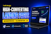 design a high converting wordpress landing page with ai automation