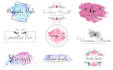 design beautiful watercolor or feminine logo