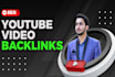 do youtube viral SEO with 60 high quality backlinks