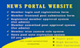 create your news portal website for google adsense approval