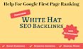 do SEO, backlinks and link building to help google ranking