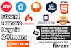 fix and remove bugs in 24 hours