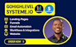 build systeme io and gohighlevel landing page, funnel and website