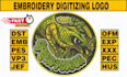 do embroidery digitizing logo in dst, pes, ofm within 1 hour