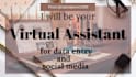 be your virtual assistant for data entry and social media