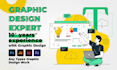 do creative and professional all types graphic design work