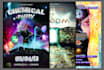 design a psychedelic trance music party flyer