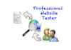 act as a user and test your website