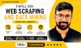 do web scraping and data mining from any website