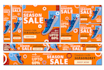 design amazing google ads, web banner, cover, header