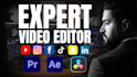 do professional video editing