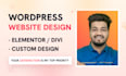 do wordpress website design or redesign website