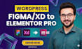design, convert or rebuild wordpress site with elementor pro