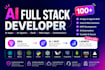 develop your saas product, ai app, mvp, and web application