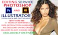do image editing and photoshop editing professionaly