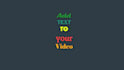 add text or subtitles to your video