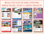 real estate flyer, poster, postcard, brochure design