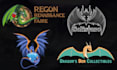 design professional dragon logo dungeons and monster or illustration