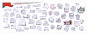 make concept sketches for your products
