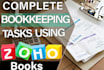 do bookkeeping using zoho books