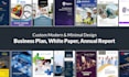 design whitepaper report catalog and editorial booklet