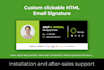make responsive html email signature