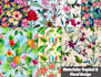 create digital textile, fashion, seamless pattern designs