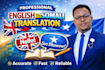 do professional english to somali translation manually and accurately