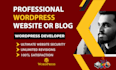 create a responsive business wordpress website design and development