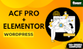 create website with advance custom fields and acf pro