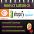 do shopify product listing