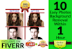 do 100 images background removal superfast